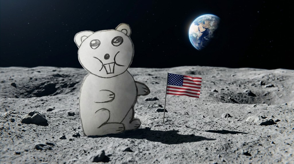 mateusz on the moon
